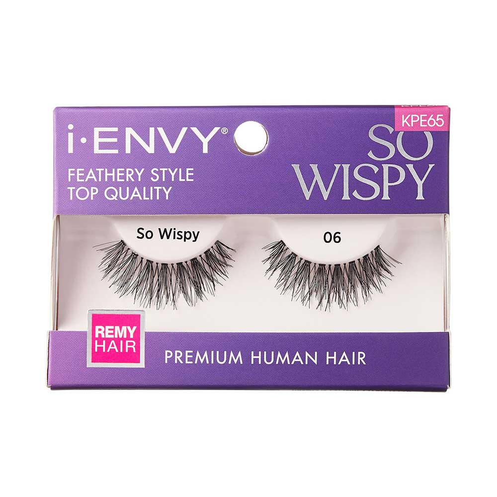 iEnvy by Kiss So Wispy Premium Human Hair Lashes - Image 2