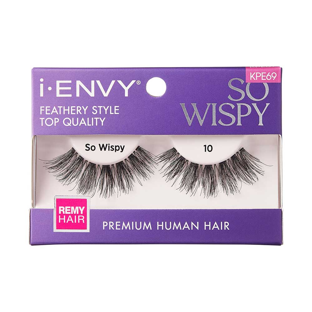 iEnvy by Kiss So Wispy Premium Human Hair Lashes - Image 6