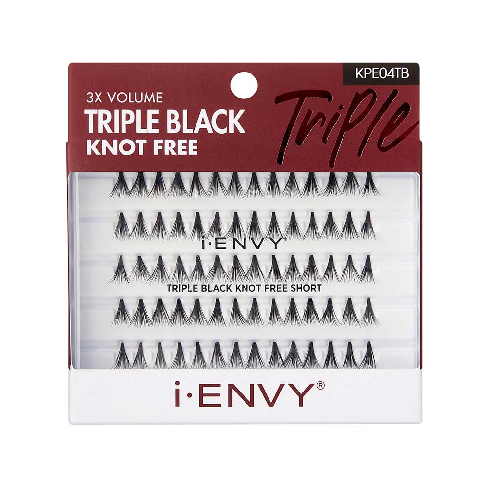iEnvy by Kiss Triple Black Knot Free Individual Lashes - 70pcs - Image 4