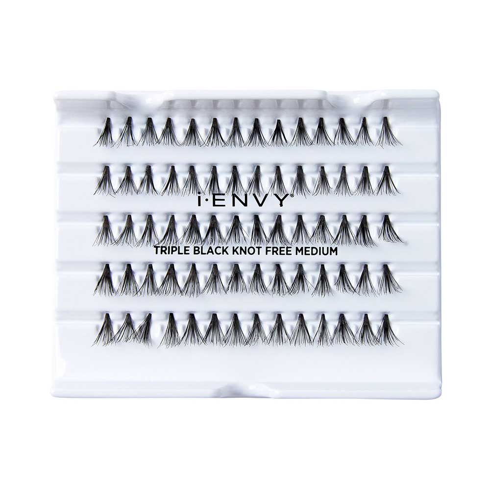 iEnvy by Kiss Triple Black Knot Free Individual Lashes - 70pcs - Image 7