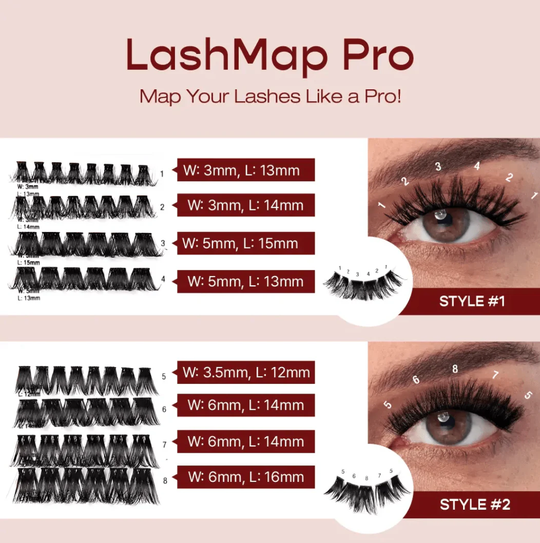 iENVY LashMap Pro Cluster Lash Kit โ With Tweezer - Image 12