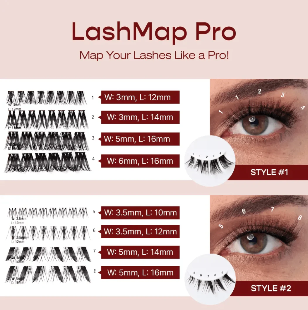 iENVY LashMap Pro Cluster Lash Kit โ With Tweezer - Image 9