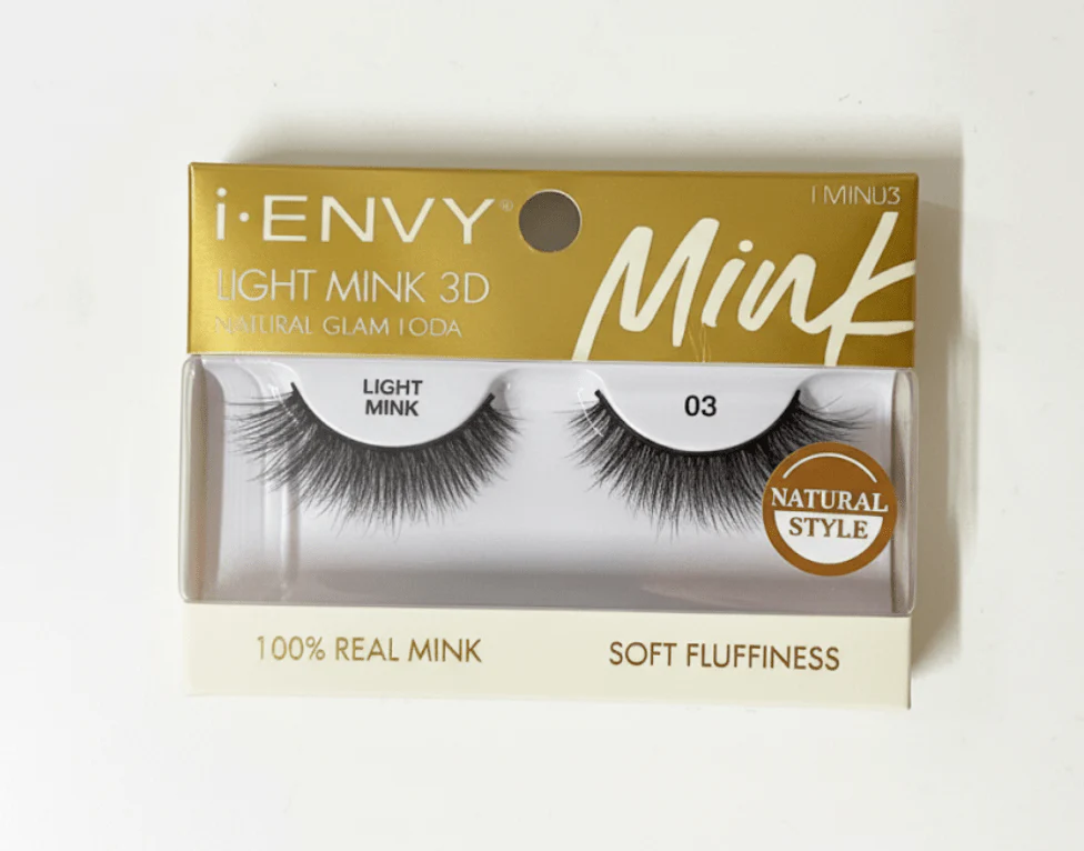 iENVY Light Mink 3D Lashes – Natural Glam Look - Image 4