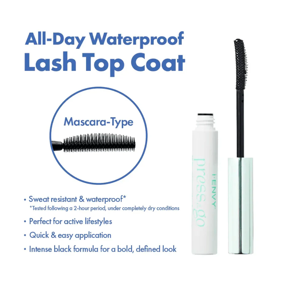 IENVY Press & Go Waterproof Lash Top Coat – 4.2g - Image 2