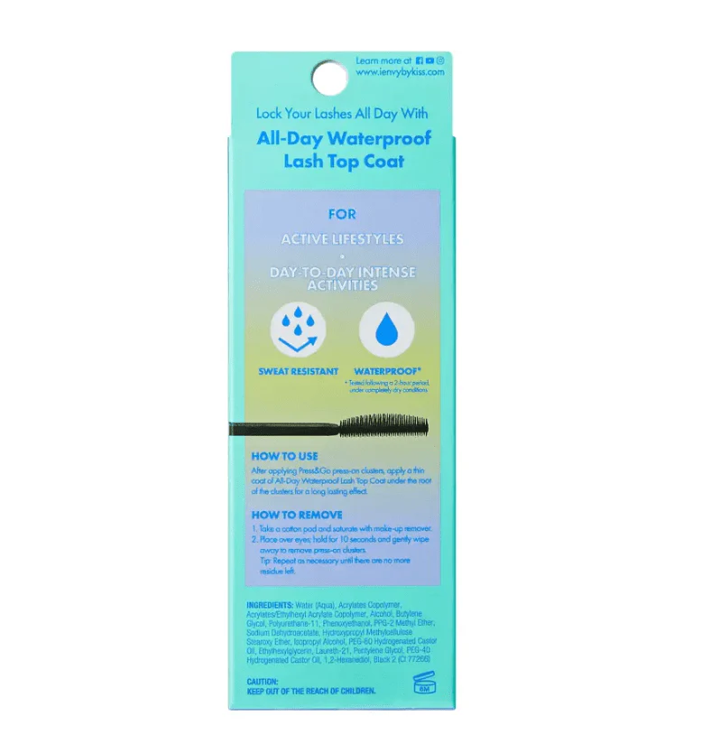 IENVY Press & Go Waterproof Lash Top Coat – 4.2g - Image 6