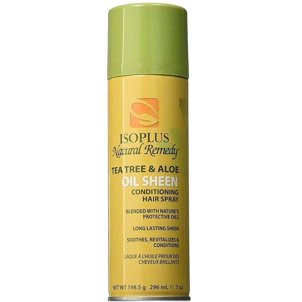 Isoplus Natural Remedy Oil Sheen – Tea Tree & Aloe – 7 oz & 2 oz