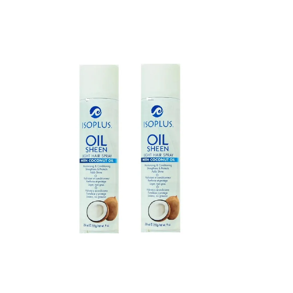 Isoplus Oil Sheen Light Hair Spray β 9 oz & 2 oz