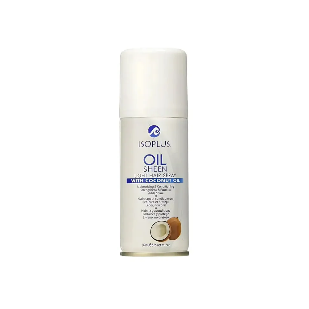 Isoplus Oil Sheen Light Hair Spray β 9 oz & 2 oz - Image 3