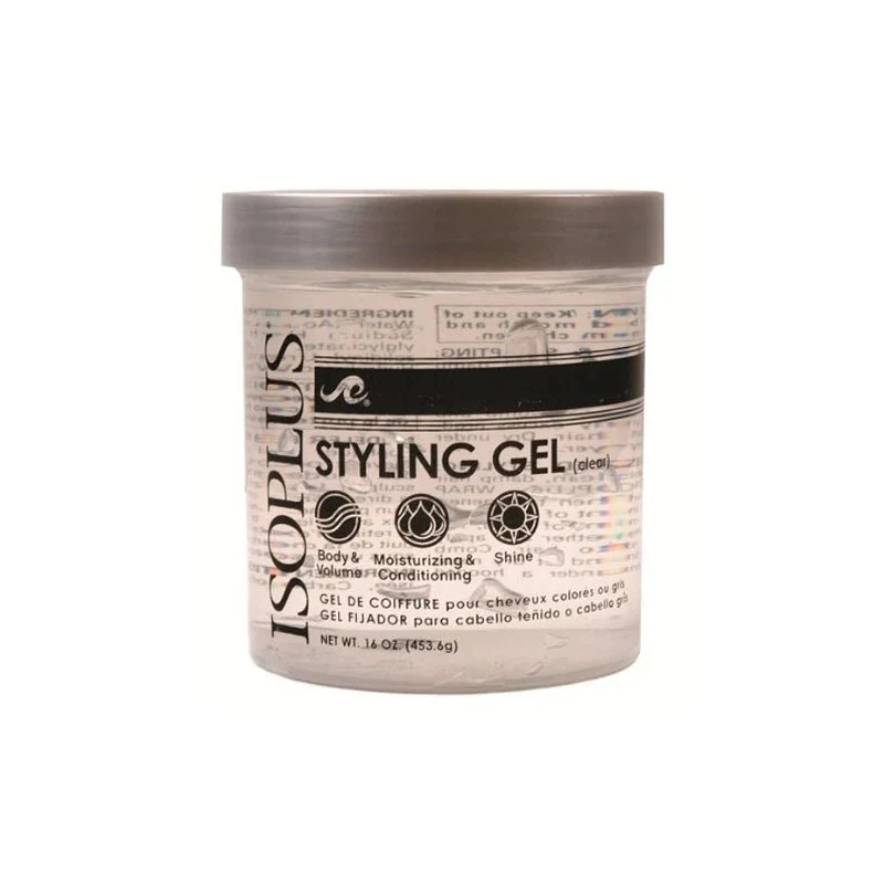 Isoplus Styling Gel โ Clear - 16oz / 32oz