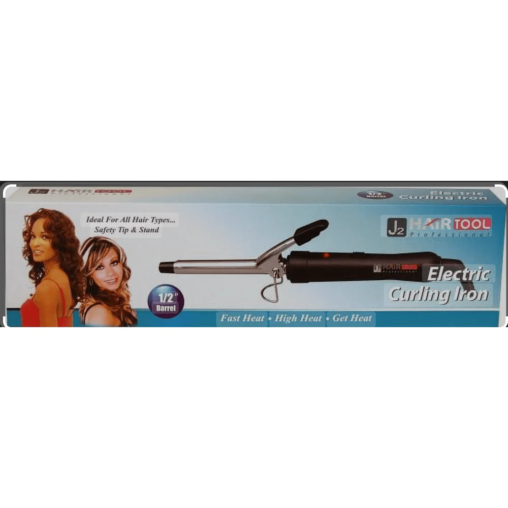 J2 Electric Curling Iron – 1" & 1/2" Barrels for Defined Curls & Smooth Styling - Image 3