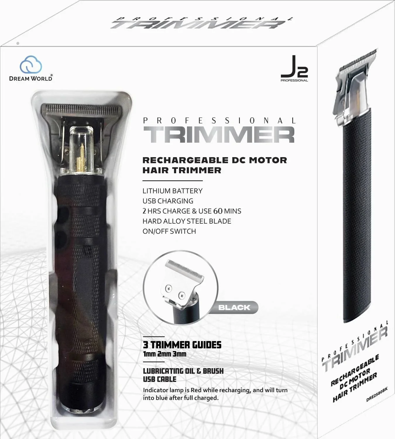 J2 Trimmer Rechargeable DC Motor - Image 2