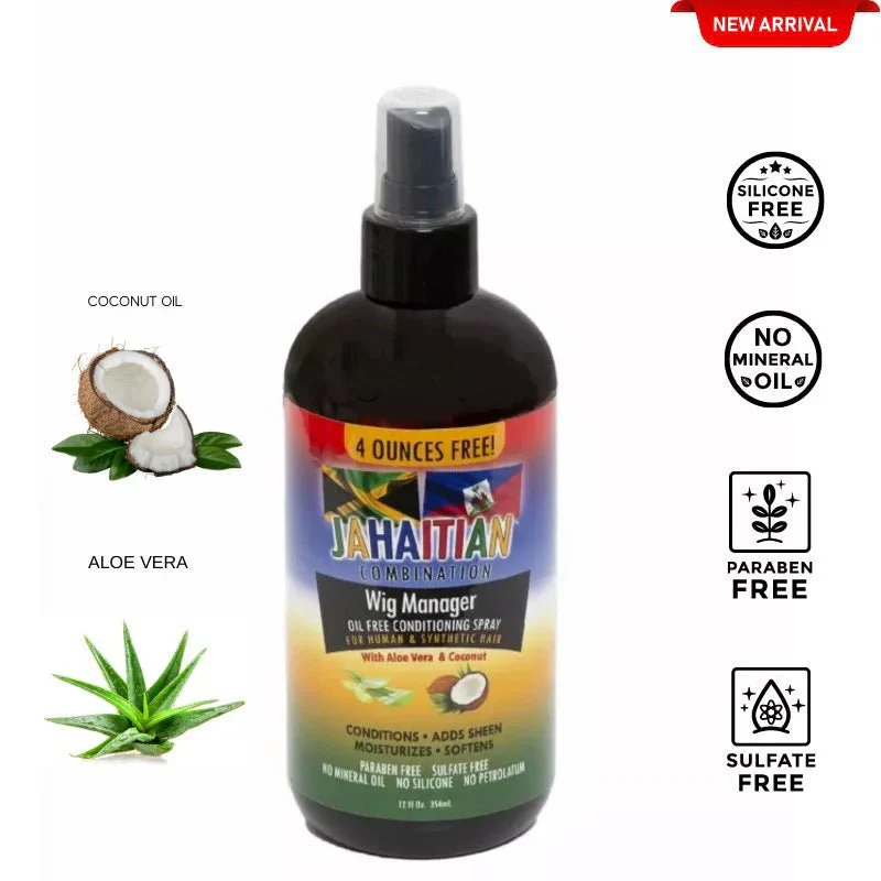 Jahaitian Wig Control Spray - Aloe & Coconut 12oz - Image 2