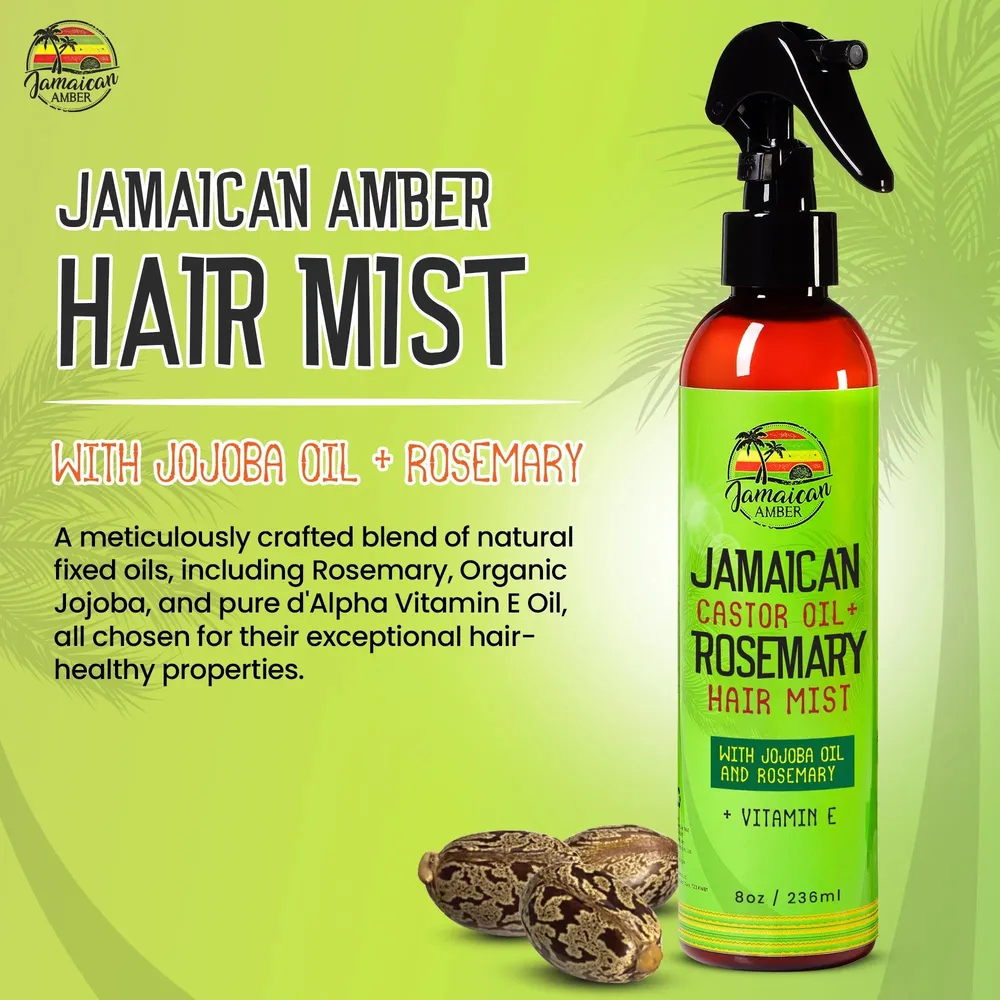 Mitchell Brand Jamaican Castor Oil and Rosemary Leave-In Hair Mist - Image 7