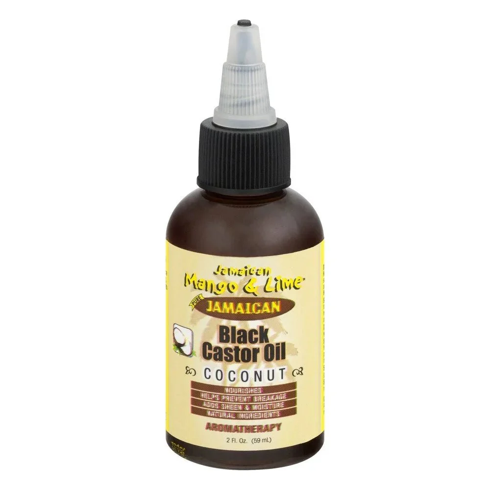 Jamaican Mango & Lime Black Castor Oil Hair Oil - 2oz - Image 3