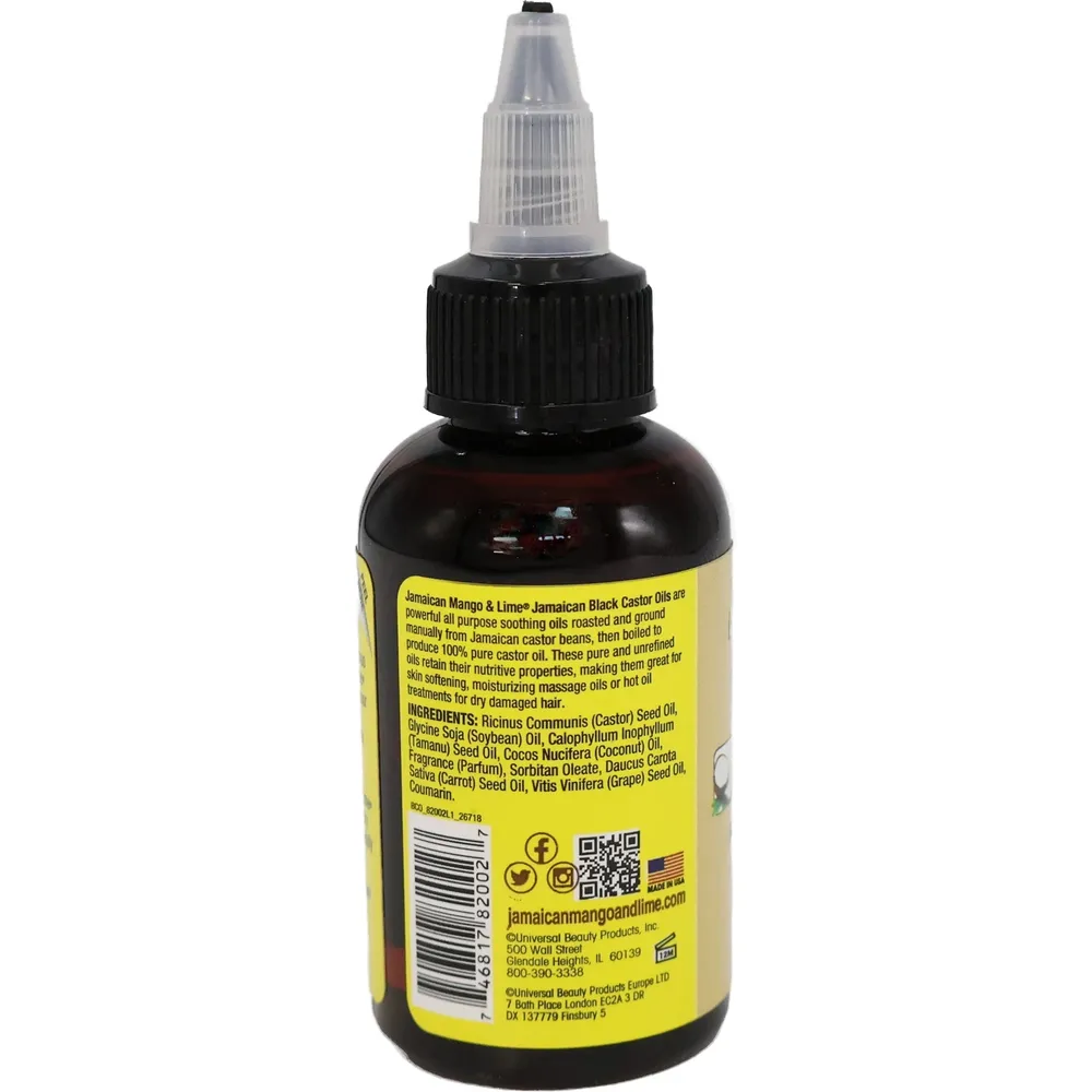 Jamaican Mango & Lime Black Castor Oil Hair Oil - 2oz - Image 4