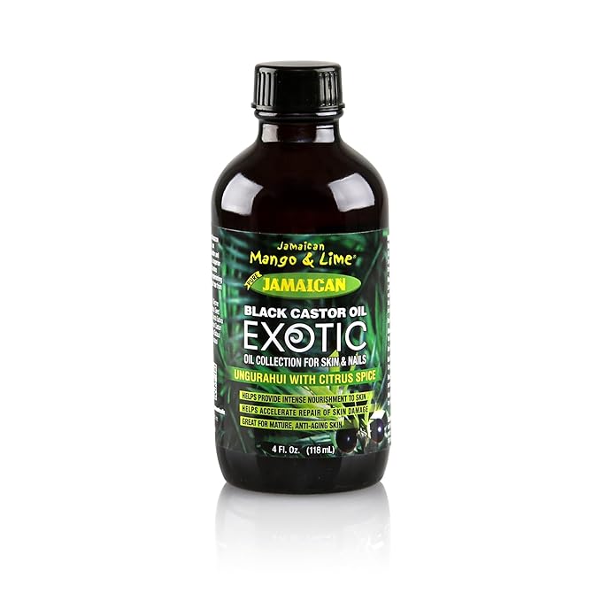 Jamaican Mango and Lime Black Castor Oil - 4 oz
