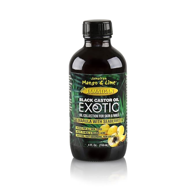 Jamaican Mango and Lime Black Castor Oil - 4 oz - Image 2