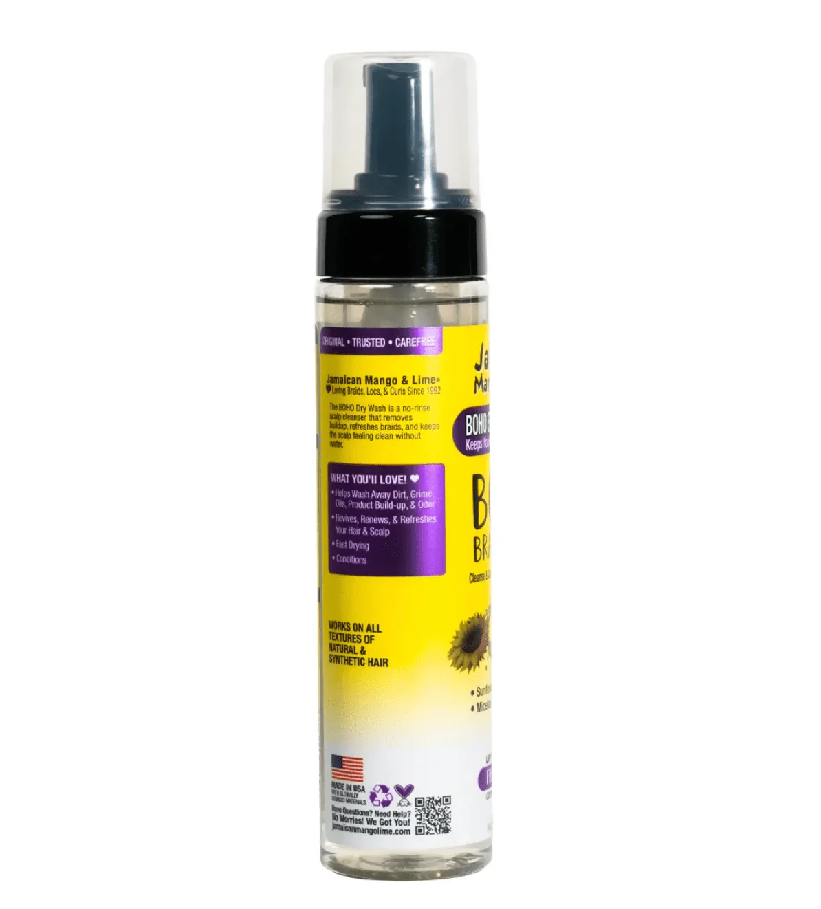 Jamaican Mango & Lime Boho Braid Wash - 8oz - Image 3