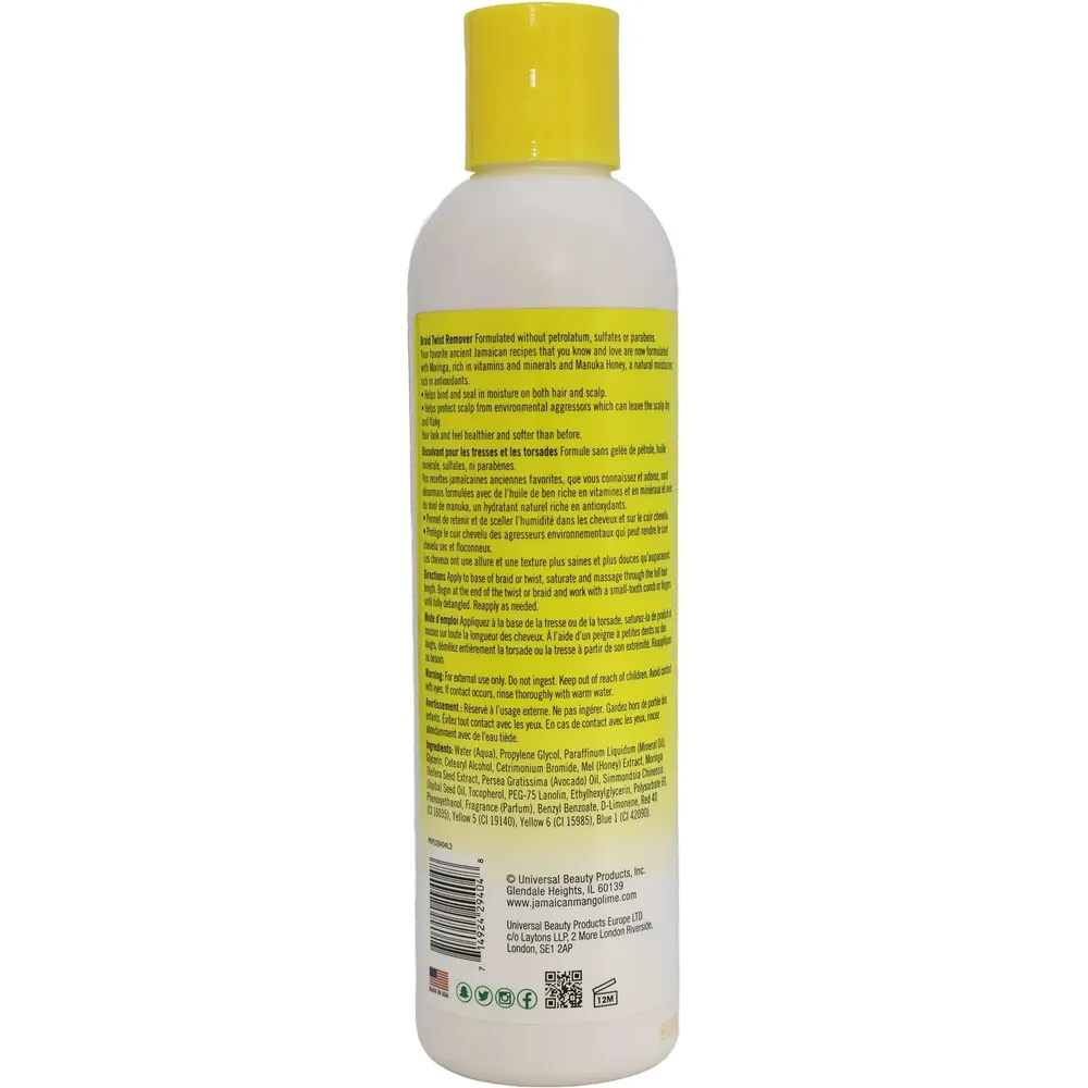 Jamaican Mango & Lime Braid Twist Remover - 8oz - Image 2