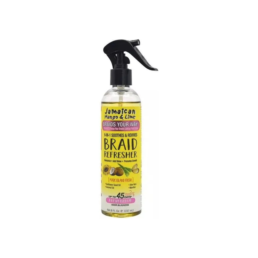 Jamaican Mango & Lime Braid Your Way 6-in-1 Braid Refresher Spray - 8oz