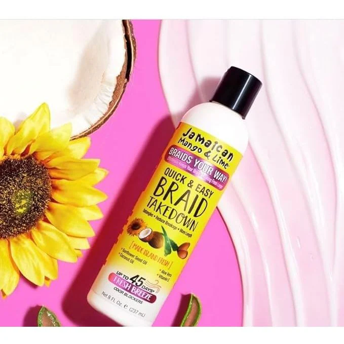 Jamaican Mango & Lime Braid Your Way Braid Takedown - Detangler 8oz - Image 4