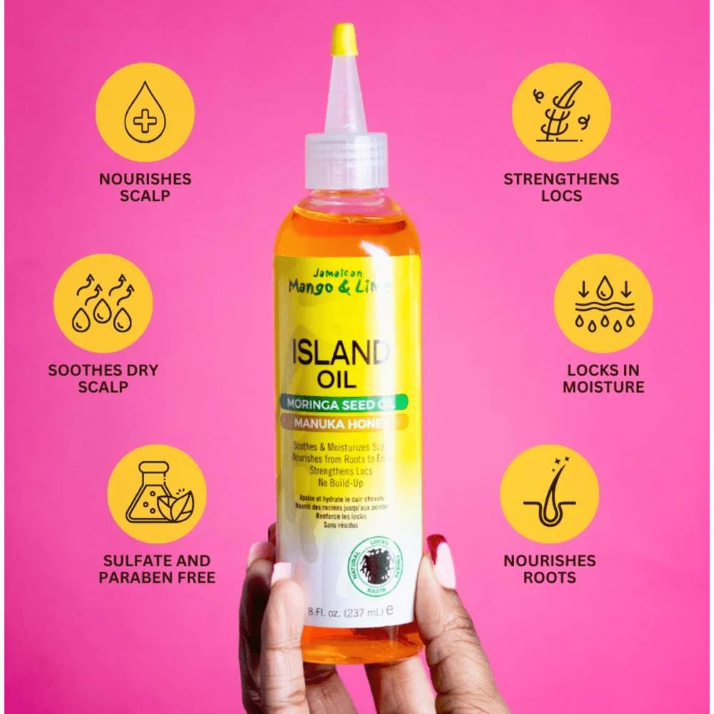 Jamaican Mango & Lime Love Your Locs Island Oil - 8oz - Image 5