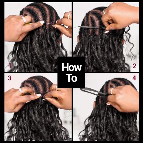 Janet Collection 100% Human Hair Feather Crochet Deep - 18″ - Image 6