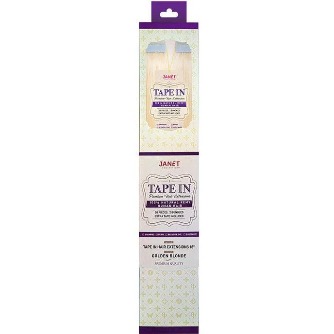 Janet Collection 100% Natural Remy Human Hair Tape-In Extensions - Image 2