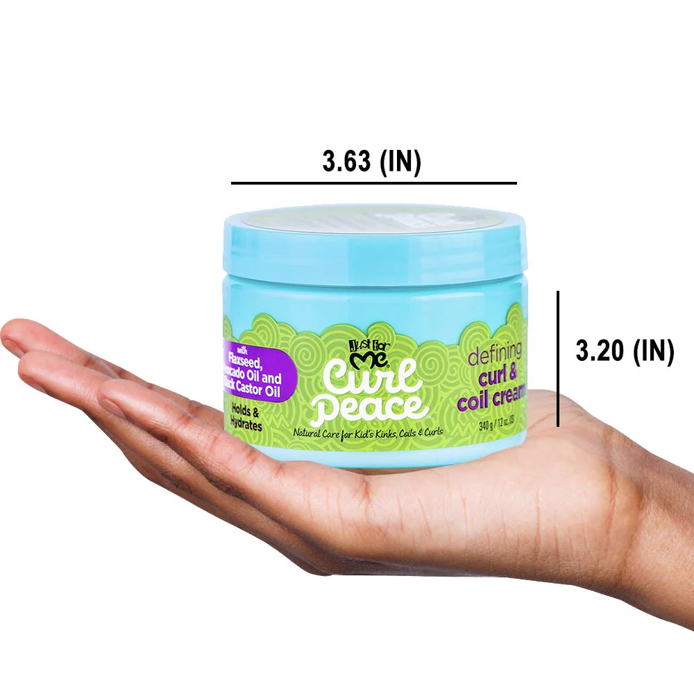 Just For Me Curl Peace Defining Curl & Coil Cream โ 12 oz - Image 7