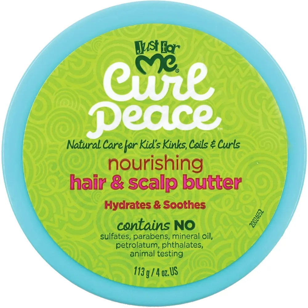 Just For Me Curl Peace Nourishing Hair & Scalp Butter β 4 oz - Image 3