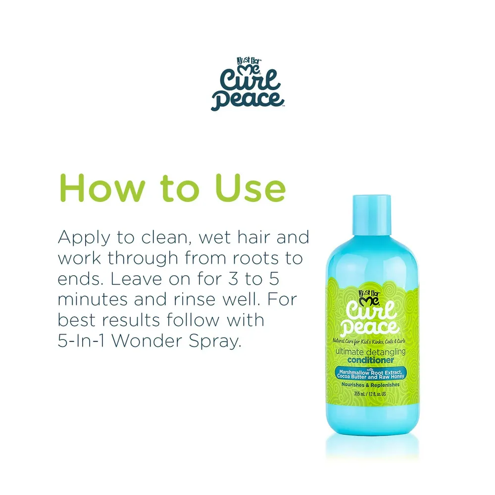 Just for Me Curl Peace Ultimate Detangling Conditioner – 12 oz - Image 3