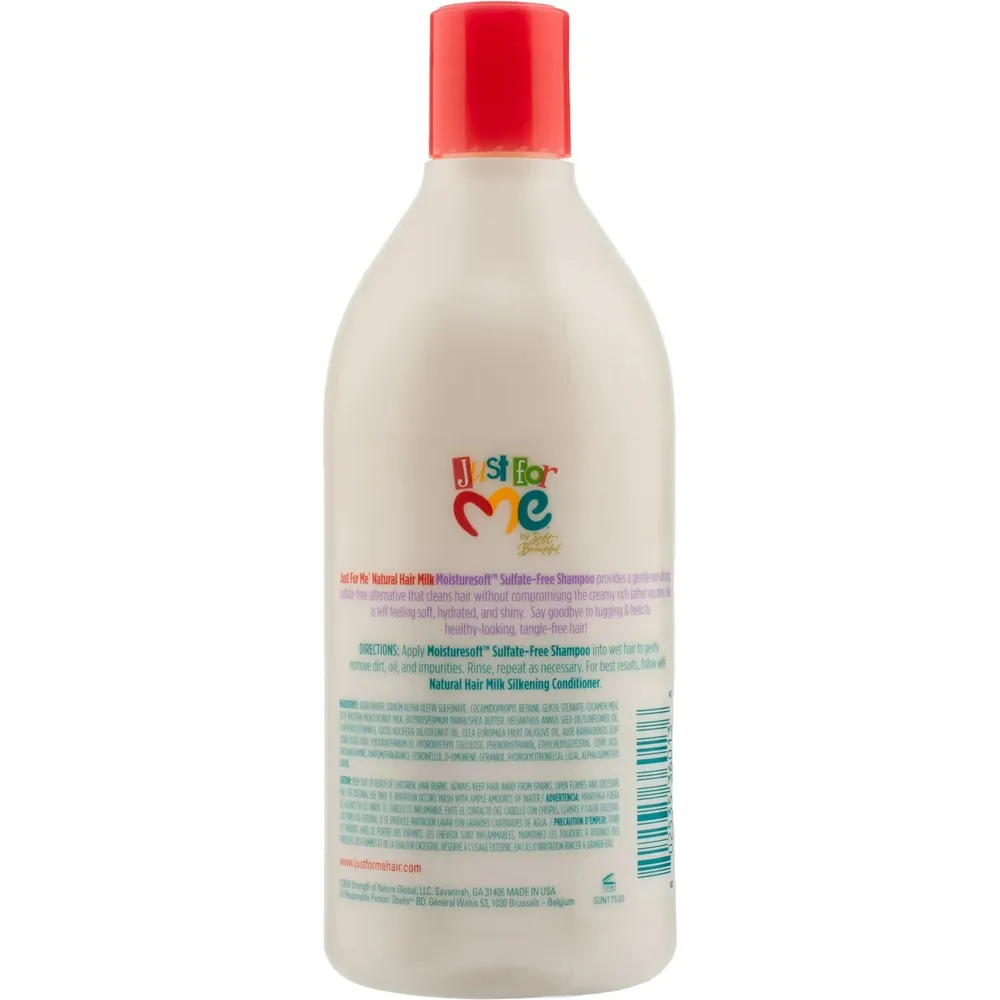 Just For Me Hair Milk Sulfate-Free Moisturizing Shampoo – 13.5 fl oz - Image 2