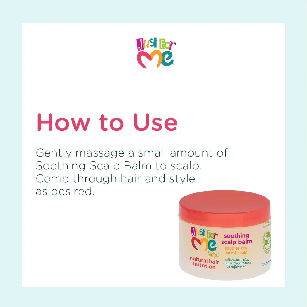 Just For Me Scalp Balm – Soothes & Moisturizes Dry, Itchy Scalp – 6 oz - Image 3