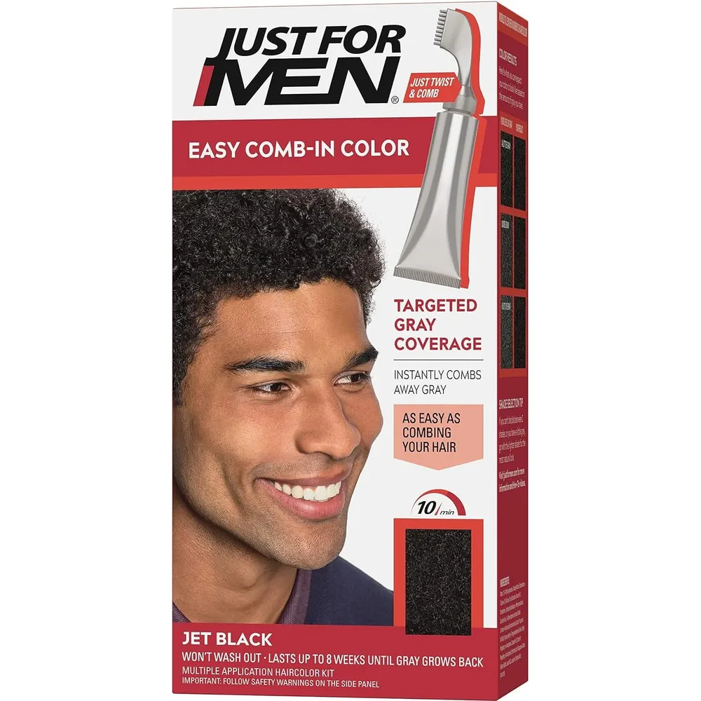 Just For Men Easy Comb-In Hair Color for Men with Applicator - Image 5