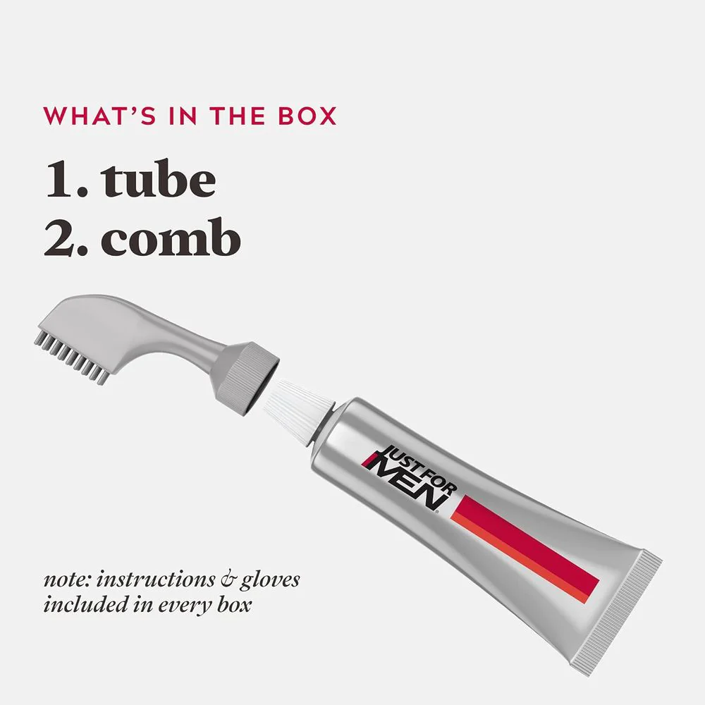Just For Men Easy Comb-In Hair Color for Men with Applicator - Image 8