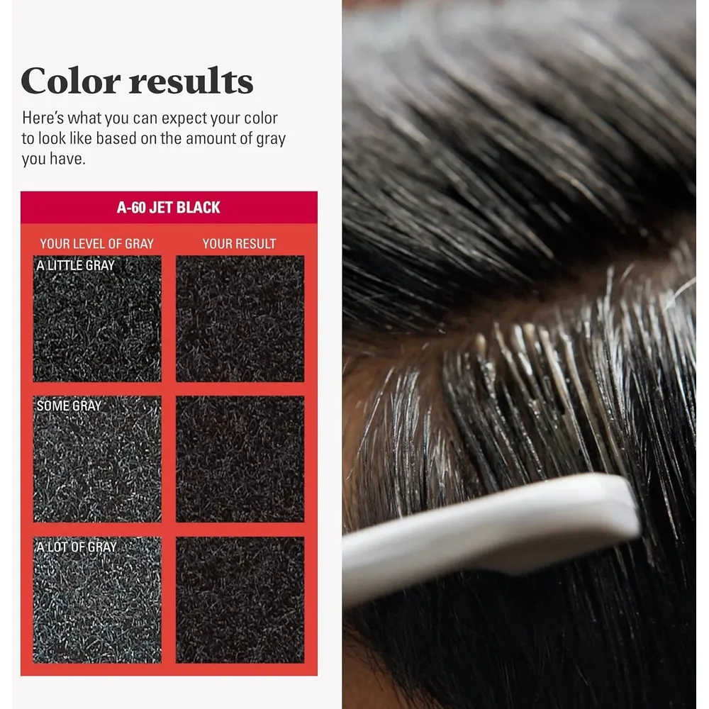 Just For Men Easy Comb-In Hair Color for Men with Applicator - Image 9