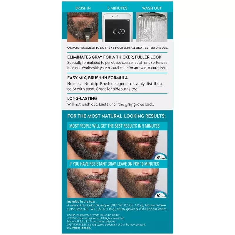 Just For Men Mustache & Beard Hair Color - Image 2