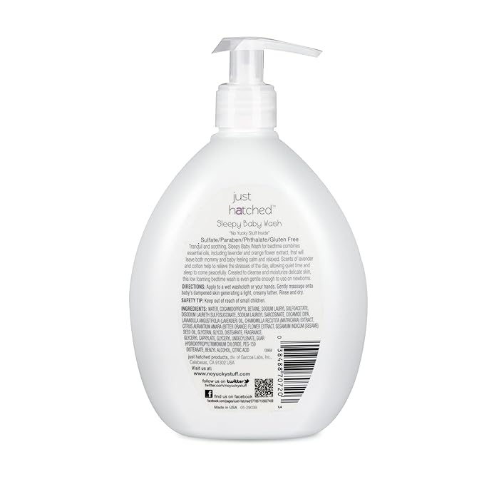 Just Hatched Baby Shampoo & Body Wash – 13.5 oz (3 Variants) - Image 8