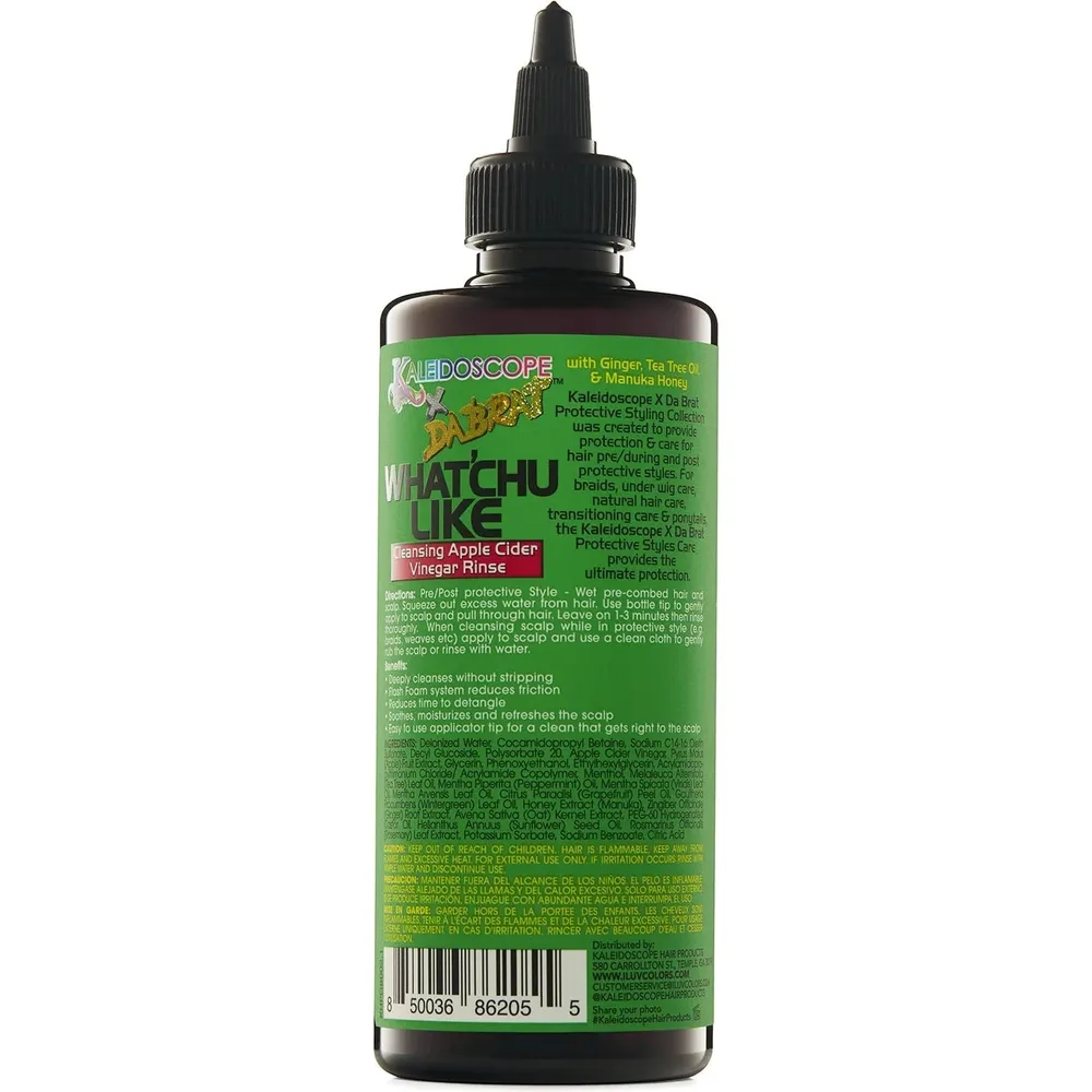 Kaleidoscope Da Brat Apple Cider Vinegar Rinse - Ginger Tea Tree 8 Oz - Image 2