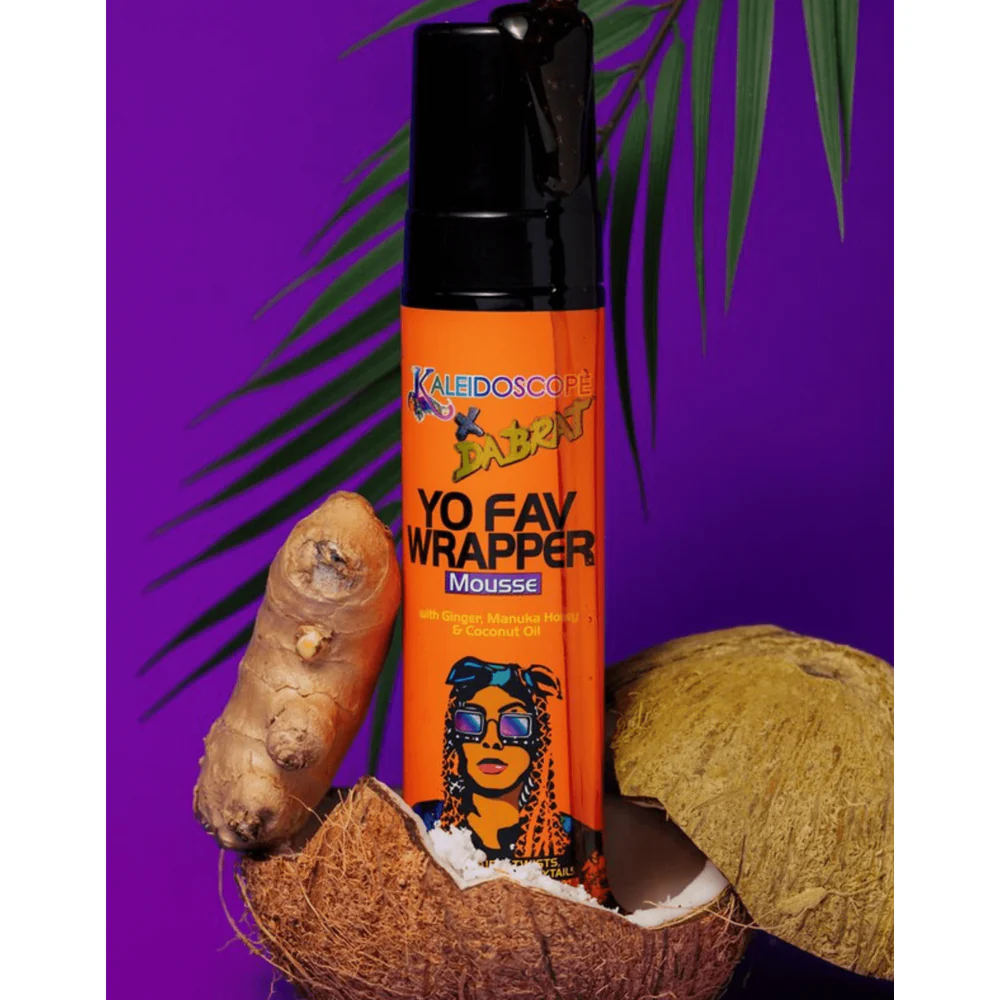 Kaleidoscope Da Brat Yo Fav Wrapper Mousse - Moisturizing All Hair 8 Oz - Image 3