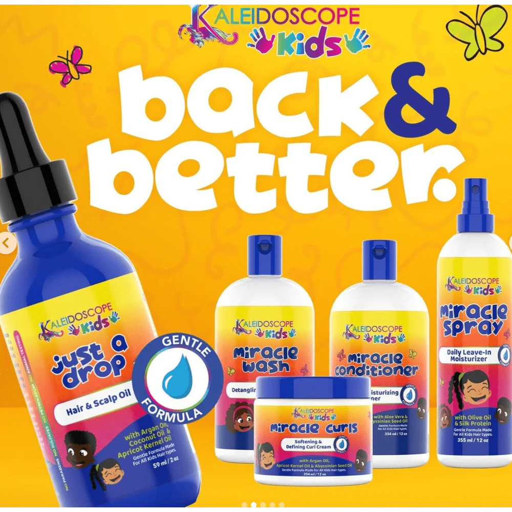 Kaleidoscope Kids Detangling Conditioner – Aloe Vera – 12oz - Image 4