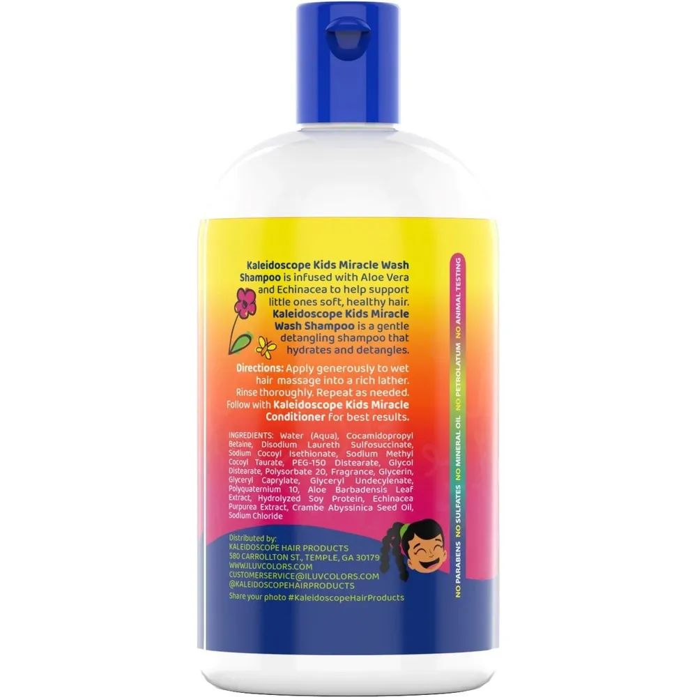 Kaleidoscope Kids Detangling Shampoo β Aloe Vera β 12oz - Image 3