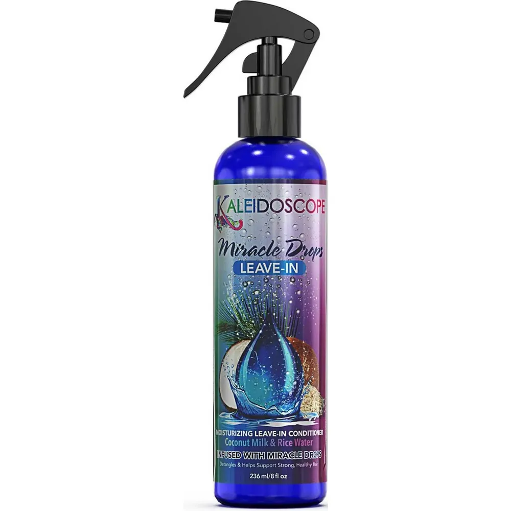 Kaleidoscope Miracle Drops Leave-In Conditioner Spray - Coconut Milk Shea Butter 8 Oz