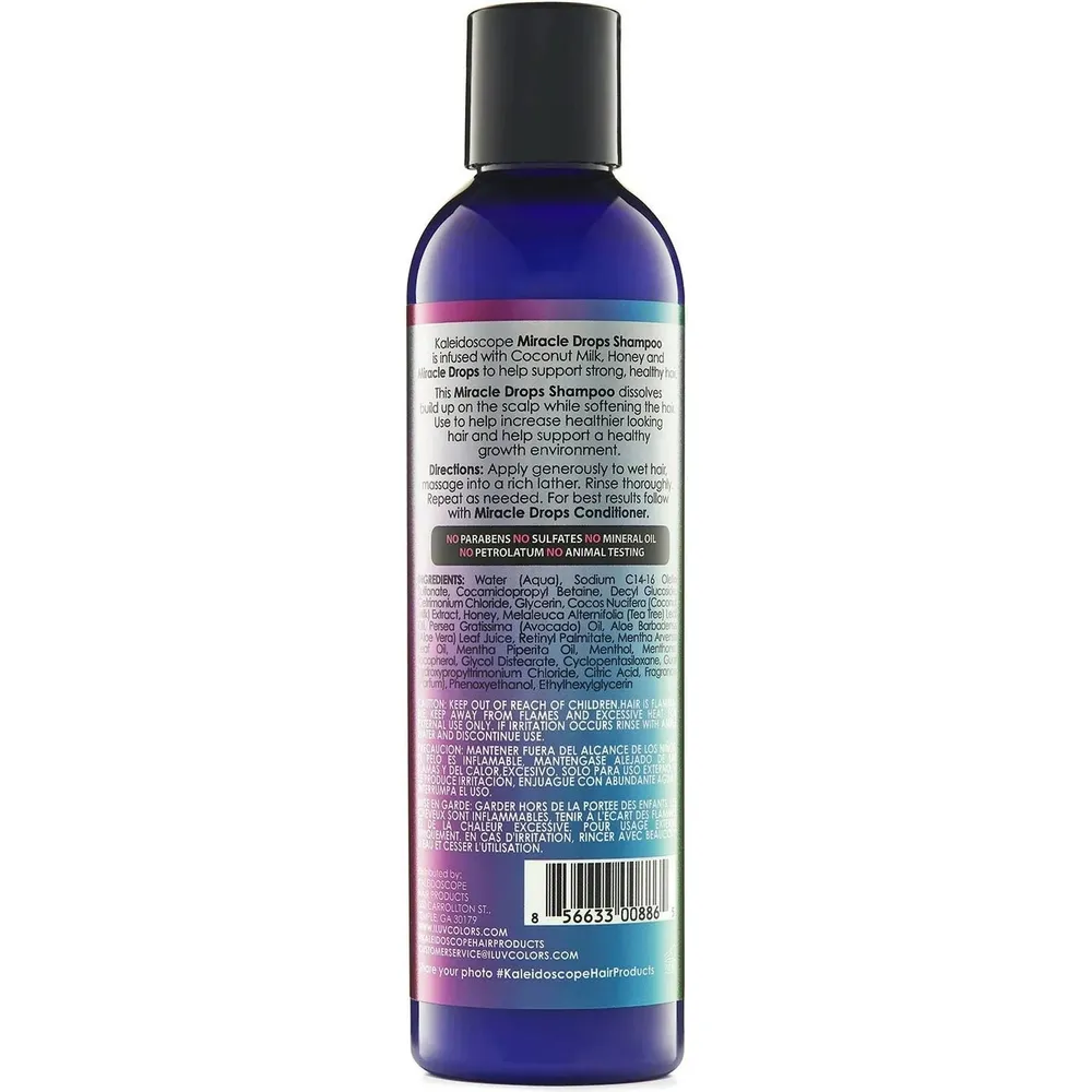 Kaleidoscope Miracle Drops Shampoo - Coconut Milk Honey 8 Oz - Image 2