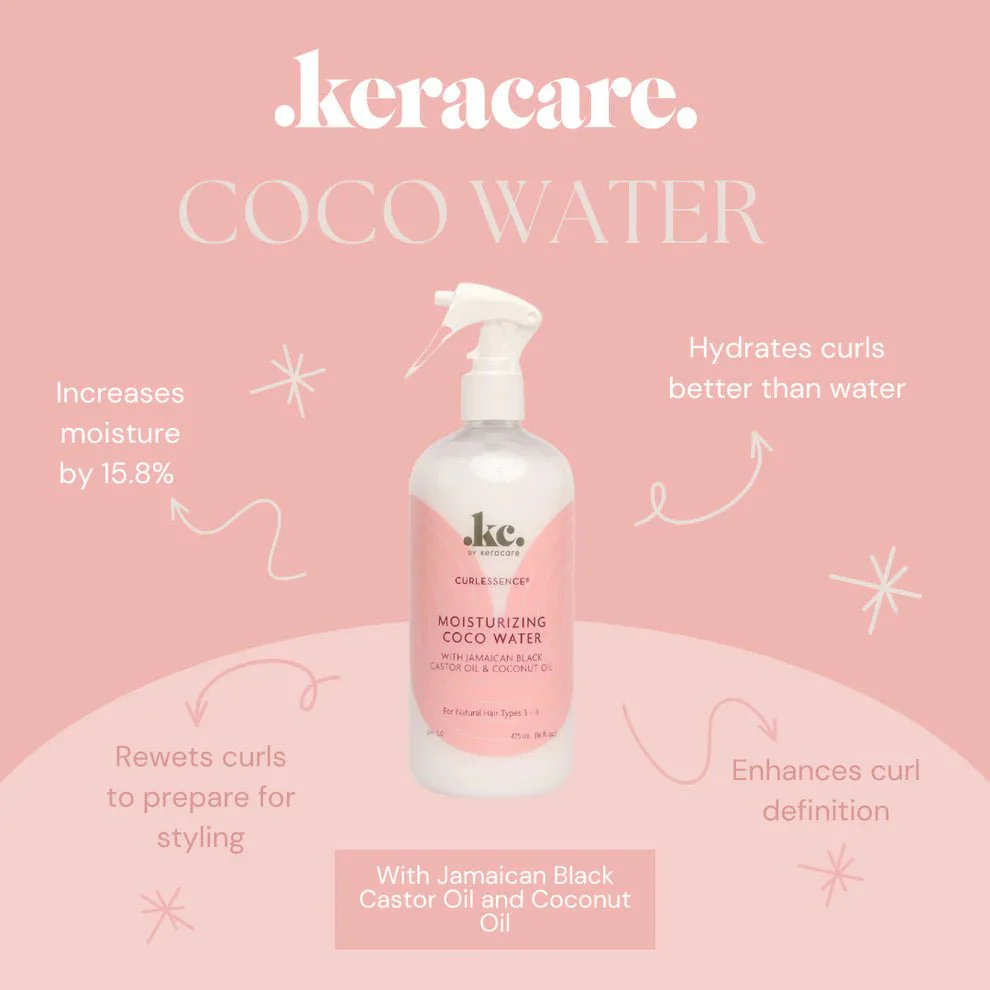 KeraCare CurlEssence Coco Water - Moisturizing 16oz - Image 4