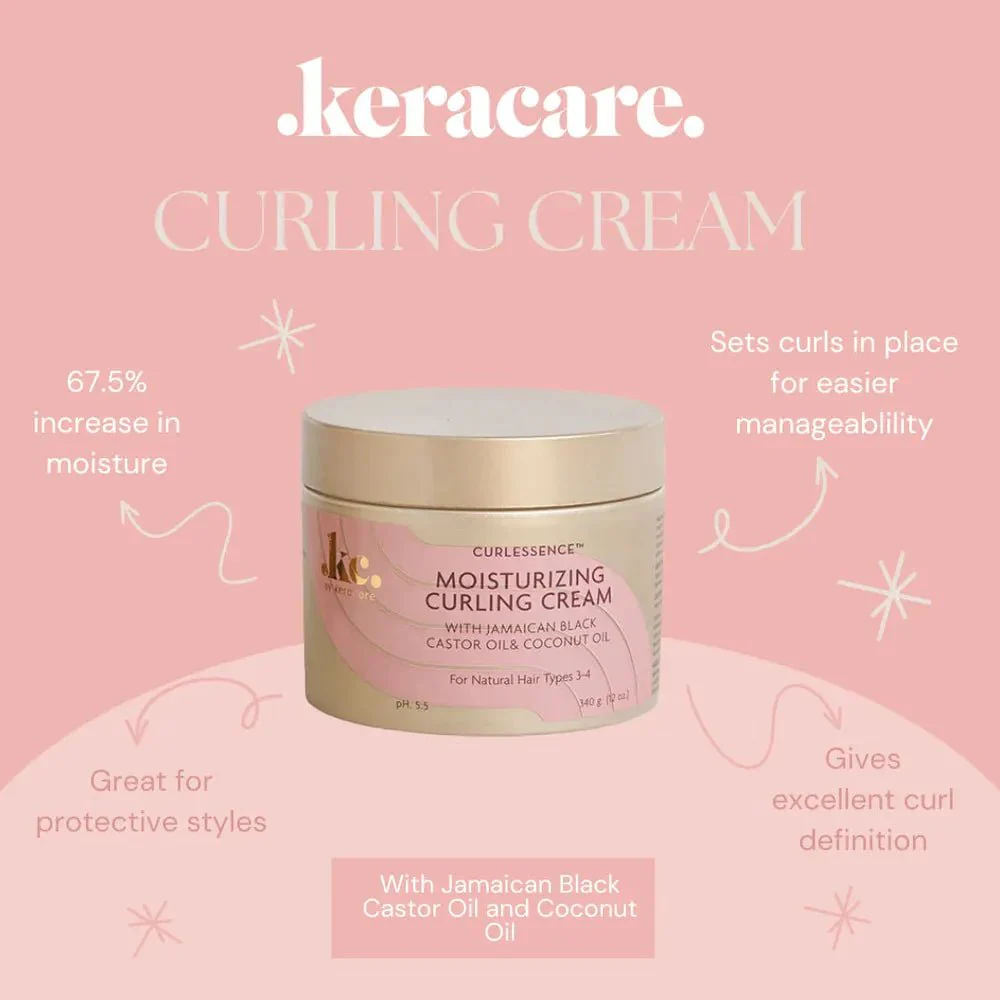 KeraCare CurlEssence Curling Cream & Jelly Duo - Moisturizing 320g - Image 4
