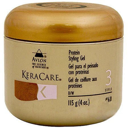 KeraCare Protein Styling Gel - Strong Hold 4oz/16oz - Image 2