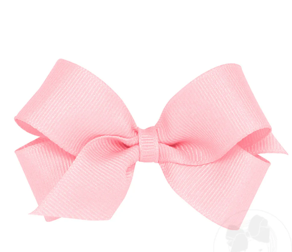 Kids Mini Classic Grosgrain Hair Bow - Plain Wrap - Image 11