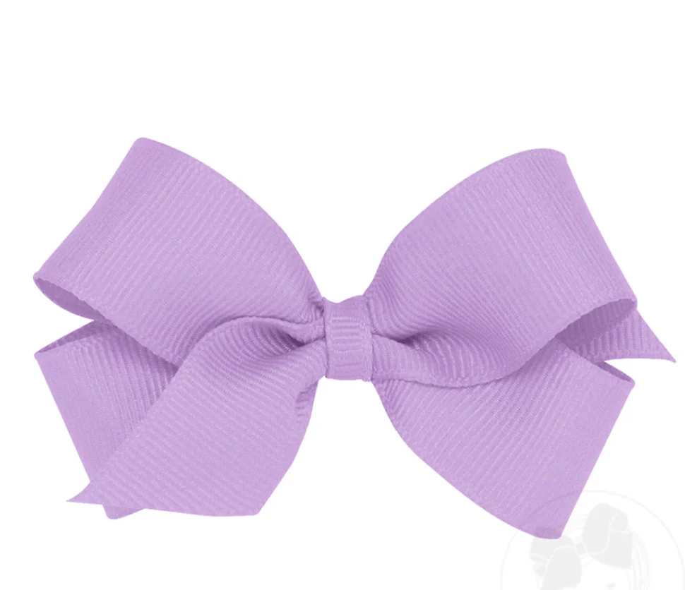 Kids Mini Classic Grosgrain Hair Bow - Plain Wrap - Image 13