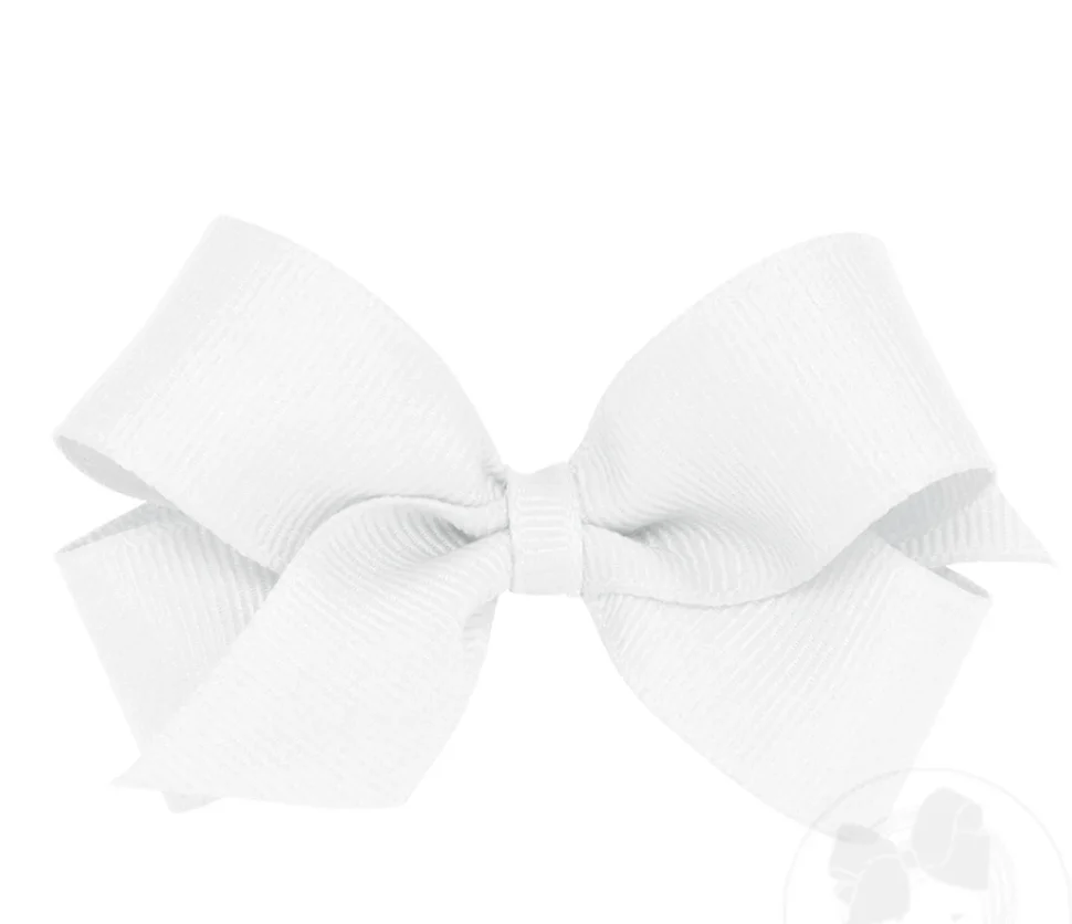 Kids Mini Classic Grosgrain Hair Bow - Plain Wrap - Image 14